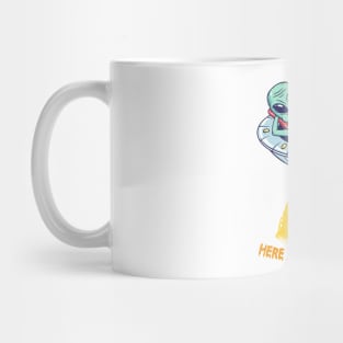 Here For The Pizza Mug